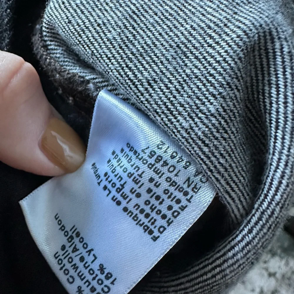 AG Jeans Denim Mock Neck Jacket Size Medium - Picture 4 of 7